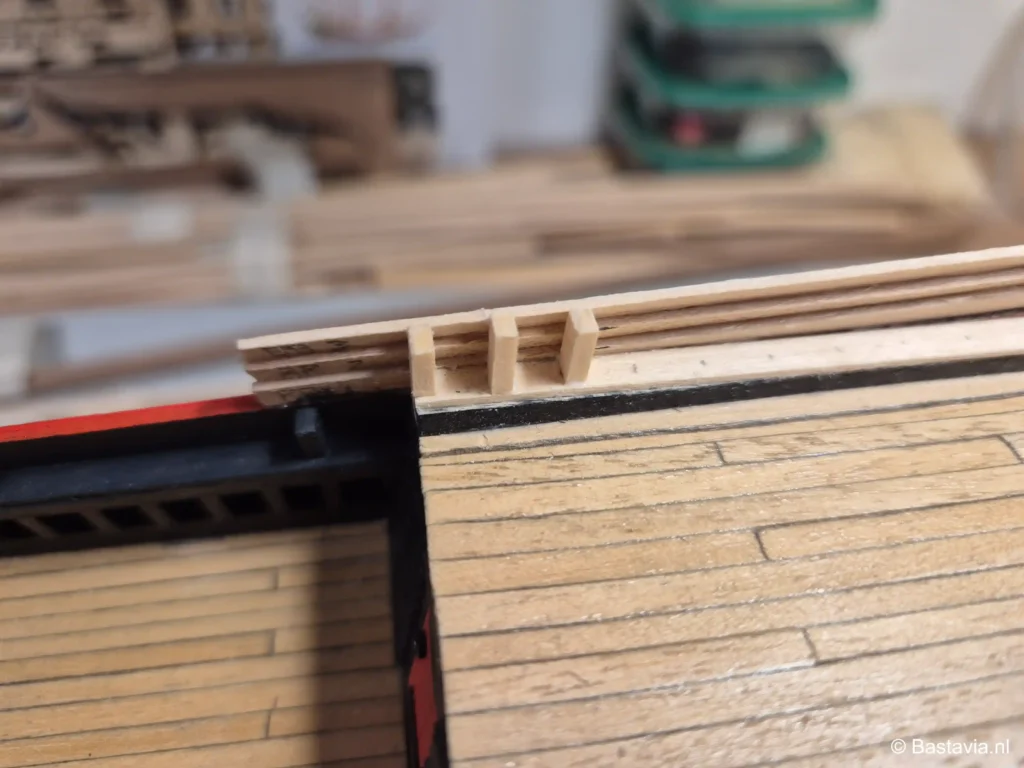 Start bouw fortuining bakdek