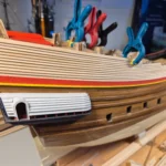 Fortuining stuurboord achterschip