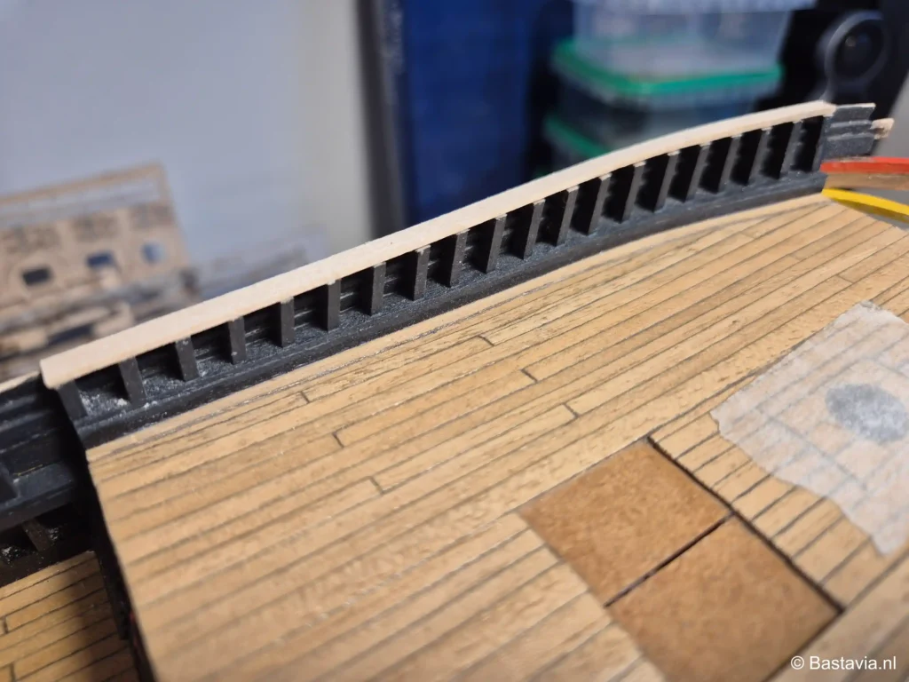 Afdeklat fortuining bakdek bakboord