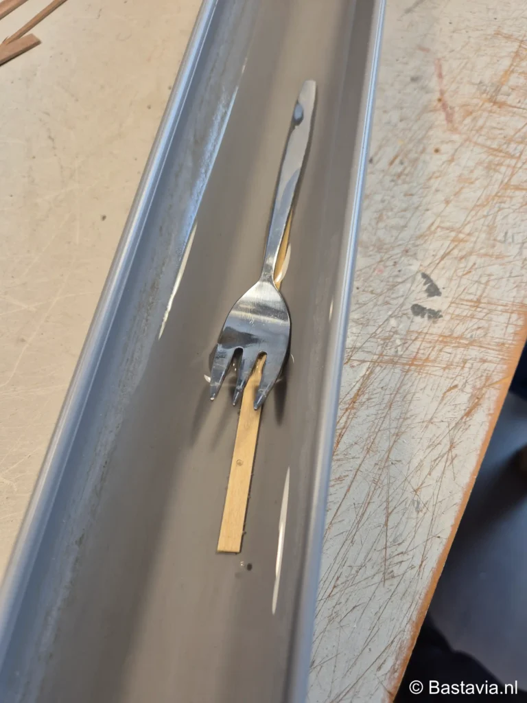 Plankbuiggoot close-up